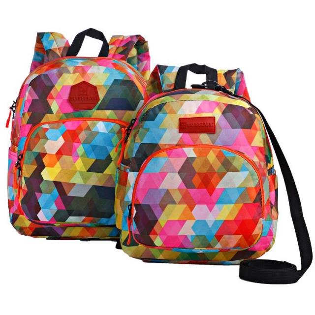 瑞士军刀新款潮版母子包双肩妈咪包休闲儿童书包2025新款专柜正品